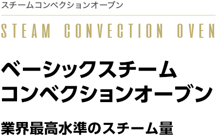 卓上スチームコンベクションオーブン5段